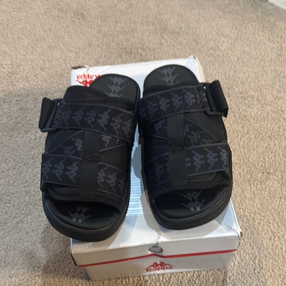 Kappa Kids Black Sandals